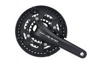 Shimano crankstel 9 speed alivio t4060 met 175mm crankarm 48 x 36 x 26t zwart - thumbnail