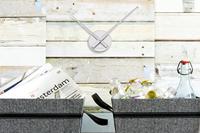 Karlsson Wandklok Little Big Time - Mini alu Zilver - Ø44cm - thumbnail