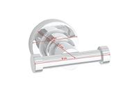 tesa luup Kapstokhaak (l x b x h) 70 x 63 x 50 mm Chroom (glanzend) Inhoud: 1 stuk(s) - thumbnail