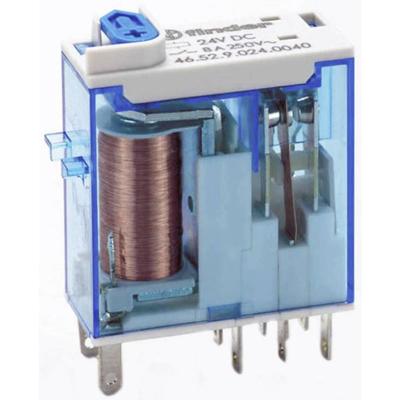 Finder 46.52.9.024.5074 Steekrelais 24 V/DC 8 A 2x wisselcontact 1 stuk(s)