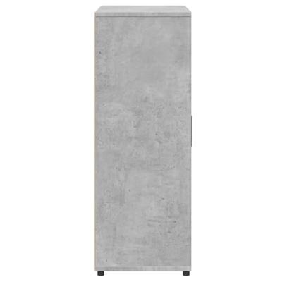 Dressoir 60x31x84 cm bewerkt hout betongrijs