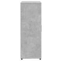 Dressoir 60x31x84 cm bewerkt hout betongrijs - thumbnail