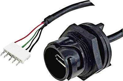 Bulgin Buccaneer 4000 PXP4043/B Mini-USB B inbouwbus Bus, inbouw Geschikt voor: PXP4040 1 stuk(s)