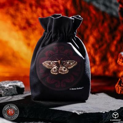 Anne Stokes Dice Pouch Magic Moth