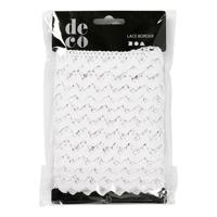 Creativ Company Kanten lint, b: 19 mm, wit, 10 m/ 1 rol - thumbnail