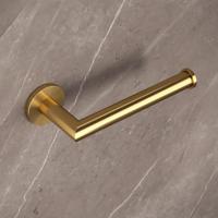 Toiletrolhouder Brauer Gold Wandmontage met PVD coating Geborsteld Goud - thumbnail