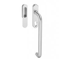 Hef-/schuifdeurbeslag rond PC rvs geborst. - thumbnail