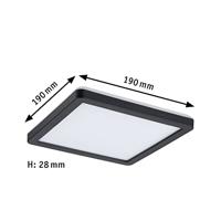 Paulmann Atria Shine 71014 LED-plafondlamp 12 W Neutraalwit Zwart - thumbnail