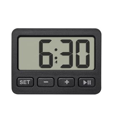 TFA Dostmann 60.2036.01 Wekker Kwarts Zwart Alarmtijden 1 1 timertijd