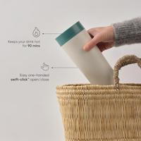 Circular&Co. Koffiebeker - circular cup - grijs/groen - 340 ml - thumbnail