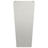 Plantenbakken 2 st 35x35x75 cm roestvrij staal - thumbnail