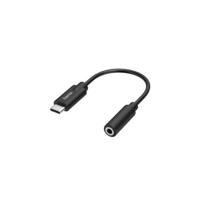 Hama Audio-adapter, USB-C-stekker - 3,5-mm-jack-aansluiting, stereo Mini jack kabel Zwart - thumbnail