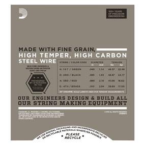 D&apos;Addario ENR71 half rounds snarenset voor elektrische basgitaar