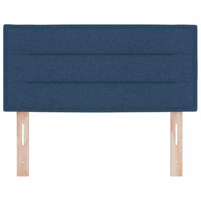 LED Hoofdbord met LED -striplichten Blauw 90 cm Stof - thumbnail