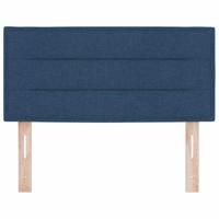 LED Hoofdbord met LED -striplichten Blauw 100 cm Stof - thumbnail