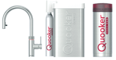 Quooker Cube Flex RVS met Pro3-VAQ Boiler