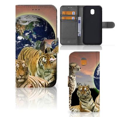 Samsung Galaxy J5 2017 | Telefoonhoesje | Met pasjeshouder | Roofdieren