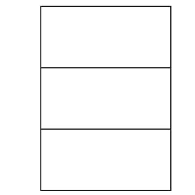 A4 etiketten 210 x 99 mm wit 100 vel huismerk