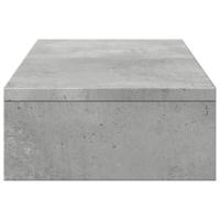 VidaXL Monitorstandaard verstelbaar 60x24x10,5 cm hout betongrijs - thumbnail