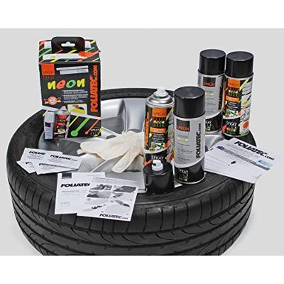 Vloeibaar rubber voor auto's Foliatec Rood 400 ml (4 pcs)