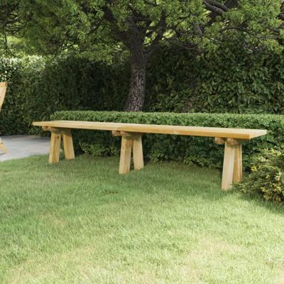 Tuinbank 220 cm geïmpregneerd massief grenenhout