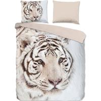 Good Morning Dekbedovertrek "" - Wit - (260x200/220 cm) - Katoen Flanel - thumbnail