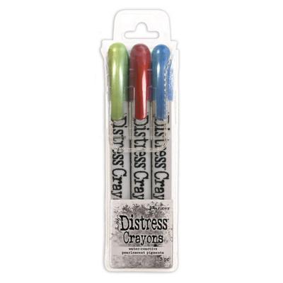 Ranger Ink Ranger • tim holtz distress pearl crayons holiday set 3