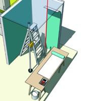 Stabila LAX 50, 2-pcs Kruislijnlaser Incl. statief Reikwijdte (max.): 10 m - thumbnail
