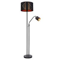 Globo Design staande lampBemmo met leeslamp - 15431S3 - thumbnail