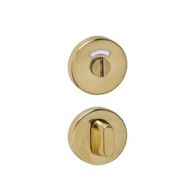 Intersteel WC-sluiting verdekt ø53x10mm met stift 8x8mm - PVD messingkleur