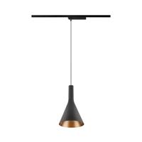 SLV Hanglamp voor railLalu 1-fase zwart Ø 15,2cm - 1010797 - thumbnail