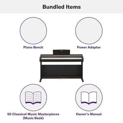 Yamaha Arius YDP-145B Black digitale piano