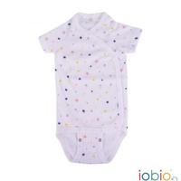 Iobio overslagromper korte mouw sterretjes - 50/56 - thumbnail
