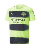 Manchester City 3rd Shirt Senior 2022/2023 - Maat XL - Kleur: RoodZwart | Soccerfanshop - thumbnail
