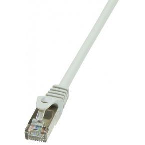 LogiLink CP2092U RJ45 Netwerkkabel, patchkabel CAT 6 U/UTP 10.00 m Grijs Snagless 1 stuk(s)