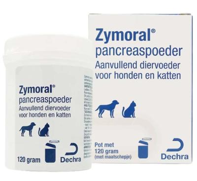 Zymoral Pancreaspoeder voor hond en kat 120 g Zymoral Pancreaspoeder voor hond en kat 120 g