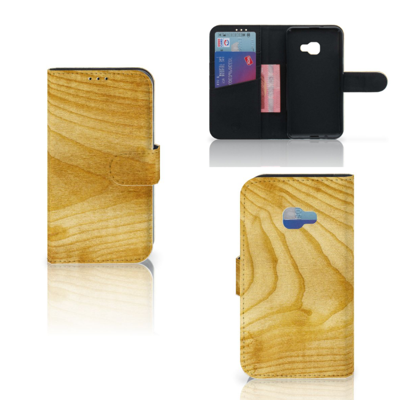 Samsung Galaxy Xcover 4 | Xcover 4s | Book Style Case | Licht Hout
