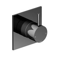 Hotbath Cobber Afbouwdeel Douchemengkraan Zwart Chroom CB031Q - thumbnail