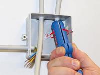 Voor verwijderen van buitenisolatie van kabels Ø 8-13 mm 900560 - thumbnail