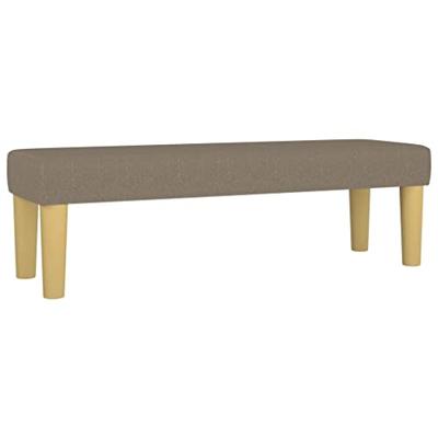 Boxspring met matras stof taupe 180x200 cm