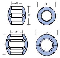 TEN00500 - ZINK KRAAGSCHACHT 19MM. - thumbnail