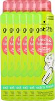 Schwarzkopf Got2b Fresh & Fabulous Extra Fresh Droogshampoo - Voordeelverpakking 6x200ml - thumbnail