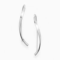 Skagen SKJ1199040 Oorhangers Kariana Organic Twist staal zilverkleurig - thumbnail