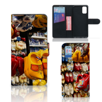 Samsung Galaxy A41 Flip Cover Klompen - thumbnail
