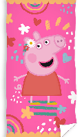 Peppa Pig strandlaken Roze 70 x 140 cm - thumbnail