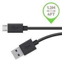 Belkin F2CU012bt04-BLK USB-kabel voor WIKO/Samsung Galaxy S3/4/5/6/7/HTC One/Ace, zwart - thumbnail