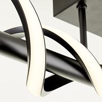 Brilliant Zwarte design plafondlampAmalie S - G99816/06 - thumbnail
