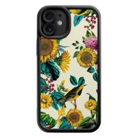 iPhone 12 zwarte case - Sunflowers - thumbnail