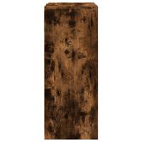 Dressoir met LED 77x34x85 cm bewerkt hout gerookt eikenkleurig - thumbnail