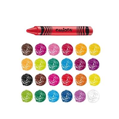Carioca waskrijt Wax, plastic pot met 100 stuks in geassorteerde kleuren